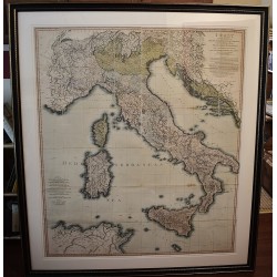 (Composite of) Italy with the Addition of the Southern Parts of Germany as Far as Pettau in Stiria; Murlakia, Dalmatia, the Adjacent Countries, and All the Illyric Islands (Extremely Large Map)